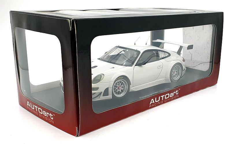 Autoart 1/18 Scale Diecast 80973 Porsche 911 (997) GT3 RSR 2009 Plain Body White