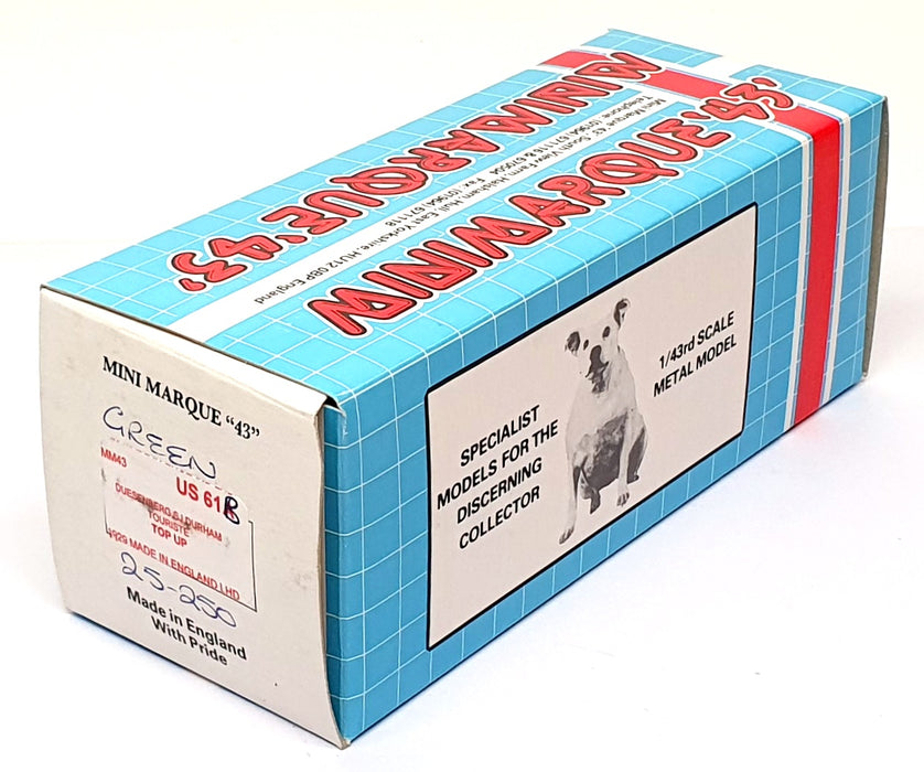 Minimarque 43 1/43 Scale US61B - 1929 Duesenberg SJ Durham Touriste - Green