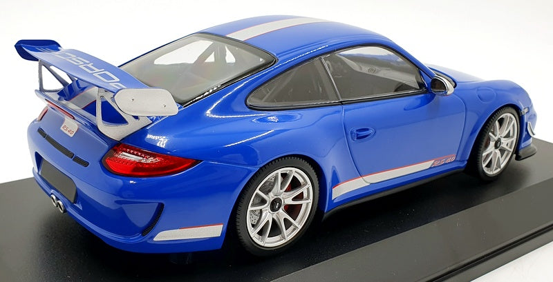 Minichamps 1/18 Scale 155 062222 Porsche 911 GT3 RS 4.0 2011 - Blue