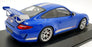 Minichamps 1/18 Scale 155 062222 Porsche 911 GT3 RS 4.0 2011 - Blue