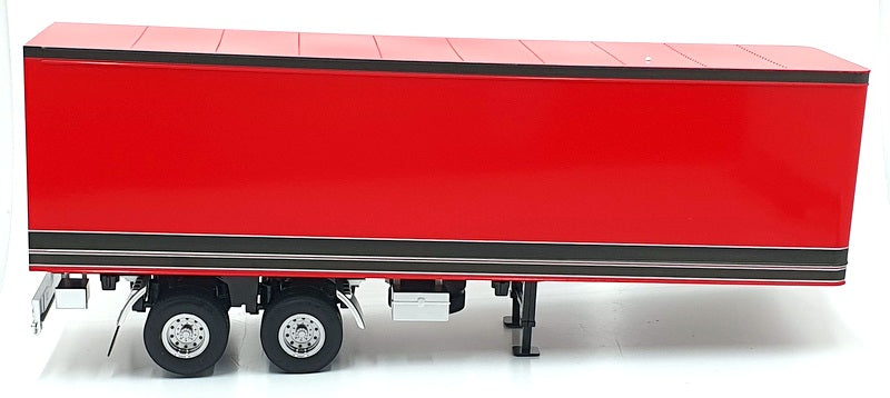 KK Scale Road Kings 1/18 Scale RK180166 Semi Automatic Truck Trailer Red