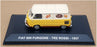 Altaya 1/43 Scale 20624N - 1957 Fiat 600 Van (Tre Rossi) Cream/Yellow