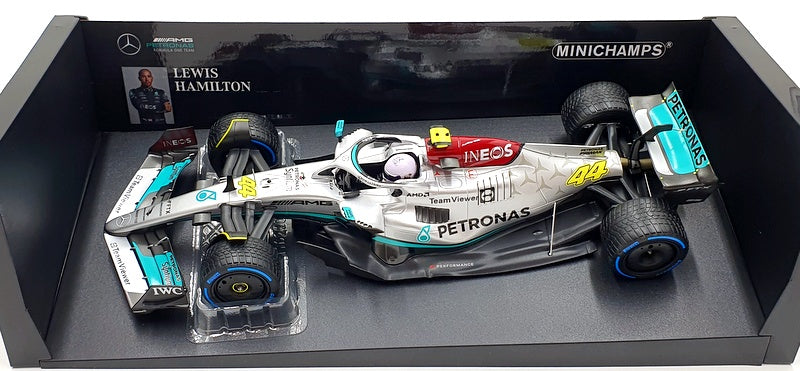 Minichamps 1/18 Scale 110 220744 F1 Mercedes AMG W13 E 2022 Monaco Hamilton #44