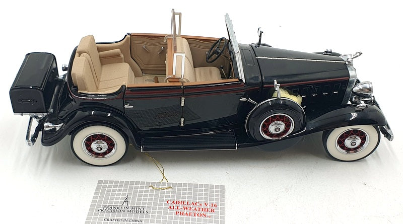 Franklin Mint 1/24 Scale B11A182 - Cadillac V-16 Phaeton - Black