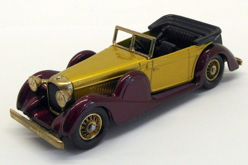 Matchbox 1/43 Scale Diecast Y-11 - 1938 Lagonda Drophead Coupe - Gold Maroon