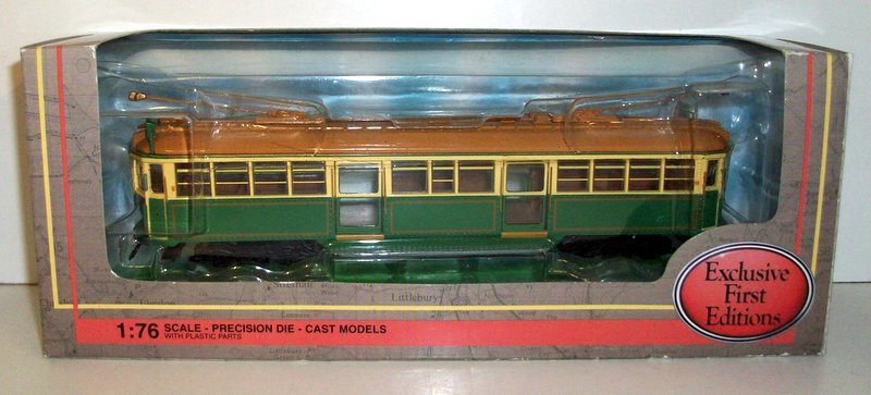 EFE 1/76 Scale - AT1001 Melbourne Tramcar Route 1 to East Coborg