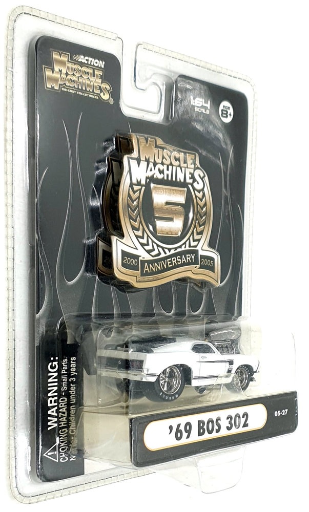 Action 1/64 Scale 71161 - 1969 Ford Mustang Boss 302 - White