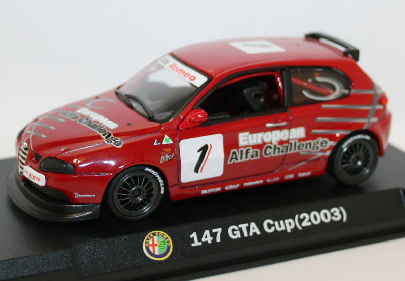 Altaya 1/43 Scale - Alfa Romeo 147 GTA Cup 2003 #1