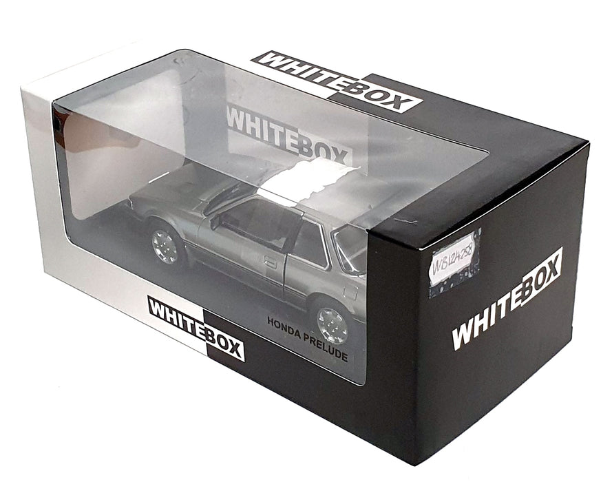 Whitebox 1/24 Scale Diecast WB124258 - Honda Prelude - Met. Grey
