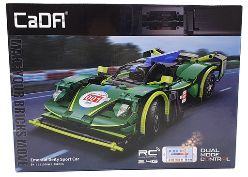 CADA  C51308W 1/10 Scale 388 pcs - Emerald Deity Sport Car Unbuilt RC 2.4G