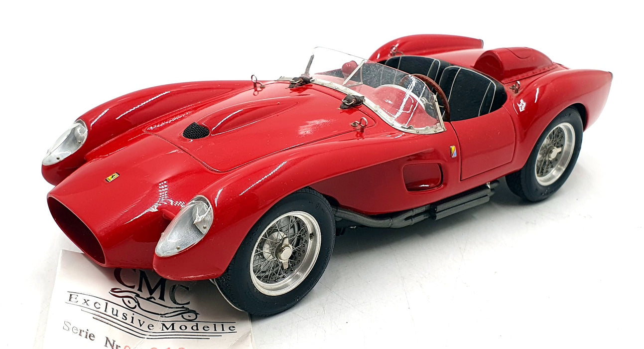 CMC 1/18 Scale Diecast M-071 - 1958 Ferrari Testa Rossa Pontoon Fender - Red