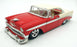 Road Legends 1/18 Scale 92129 - 1956 Chevrolet Bel Air Red/White Custom