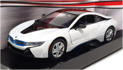 Motor Max 1/24 Scale Diecast 79359WH - 2018 BMW i8 Coupe - White