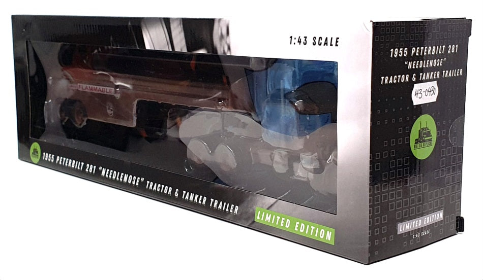 Big Rig Replicas 1/43 Scale 43-0430 - 1955 Peterbilt 281 Needlenose Tanker Truck