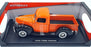 Motor Max 1/18 Scale Diecast 73170TC - 1940 Ford Pickup - Orange/Black