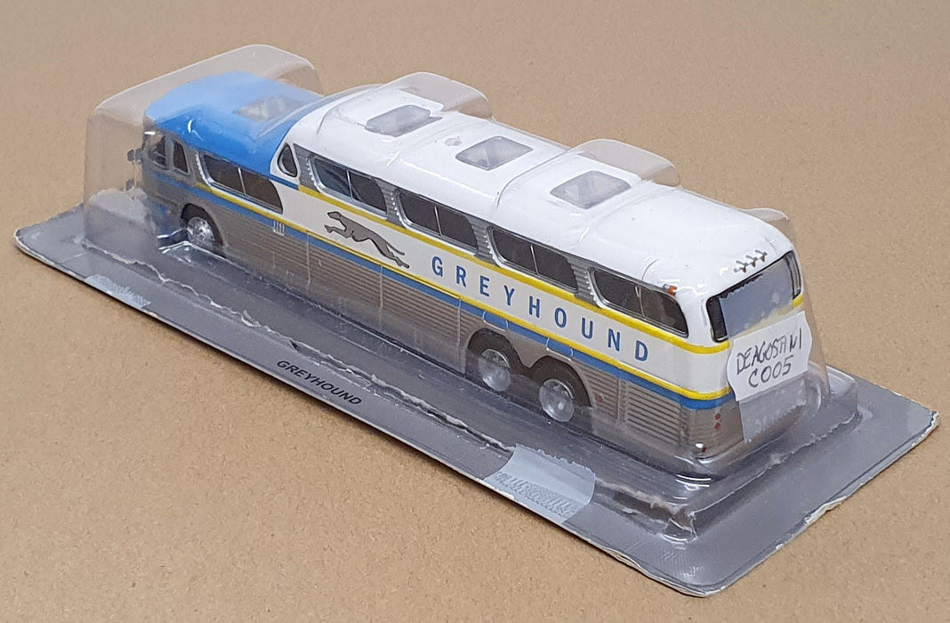 DeAgostini 1/72 Scale C005 - Greyhound Bus Coach  - Blue/White/Silver