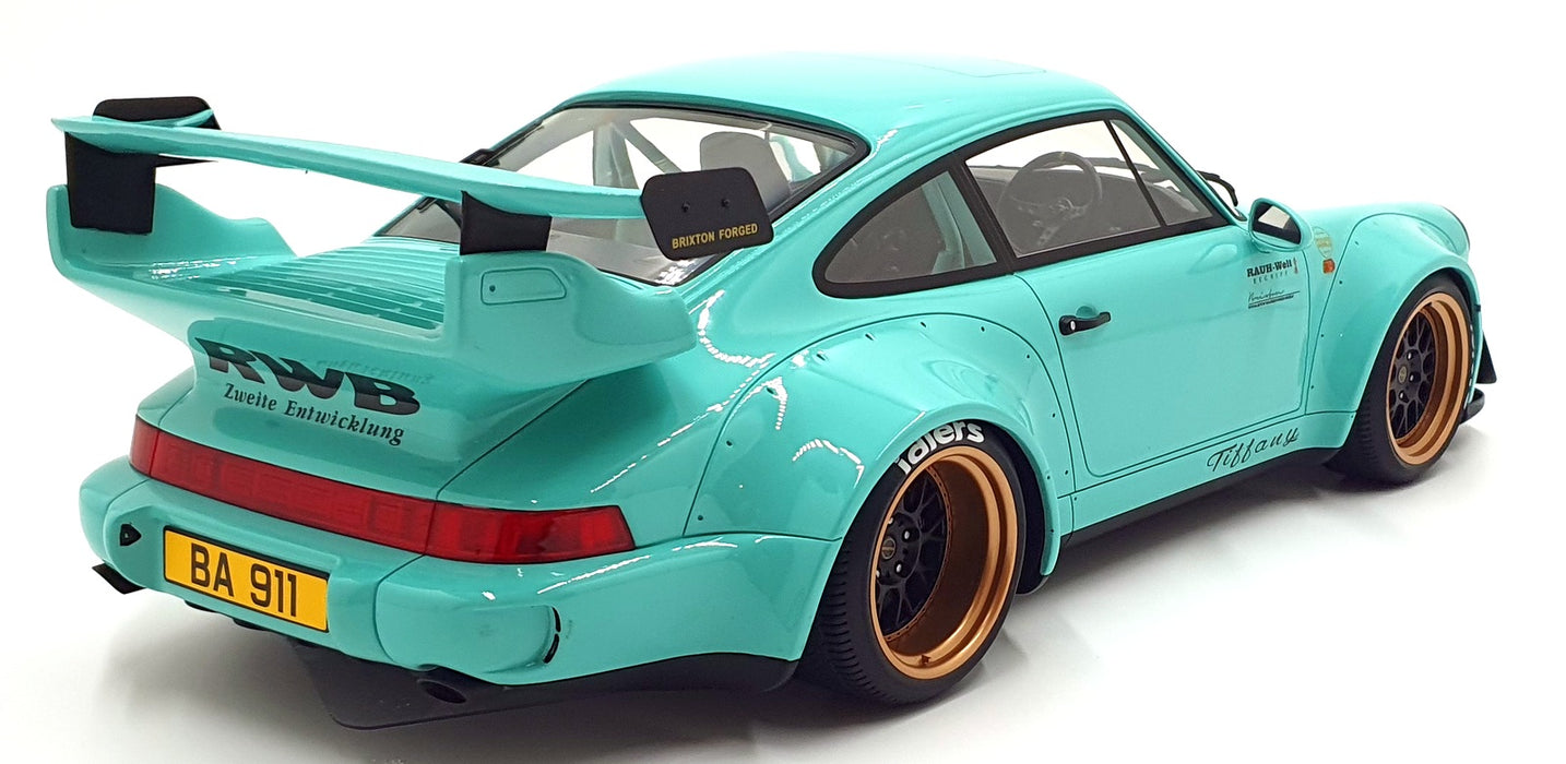 GT Spirit 1/12 Scale Resin GT951 - Porsche RWB - Present Blue