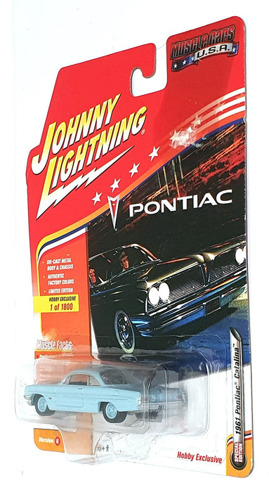 Johnny Lightning 1/64 Scale JLSP008 - 1961 Pontiac Catalina - Tradewind Blue