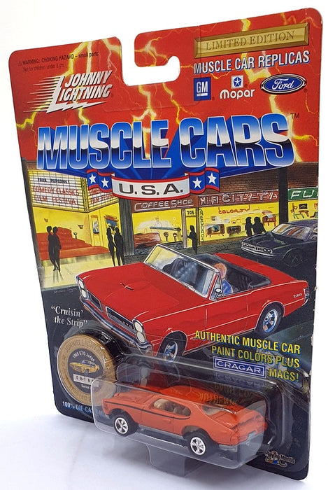 Johnny Lightning 1/64 Scale 200-120 - Muscle Cars 1969 Pontiac GTO Judge Orange