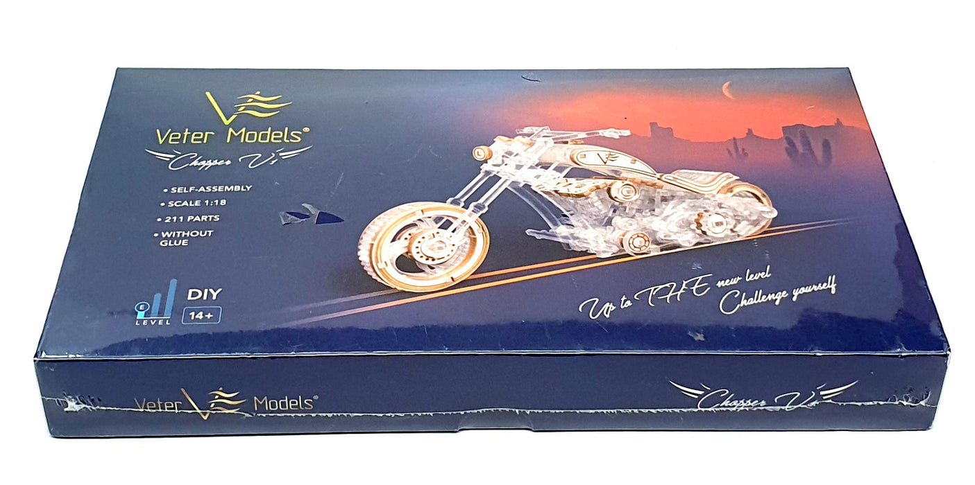Veter Models Unbuilt Mechanical Kit AKV-01 - Chopper V1 Motorbike