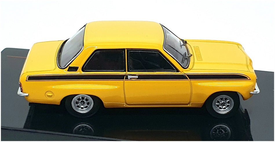 Ixo 1/43 Scale Diecast CLC418N - 1973 Opel Ascona A - Yellow