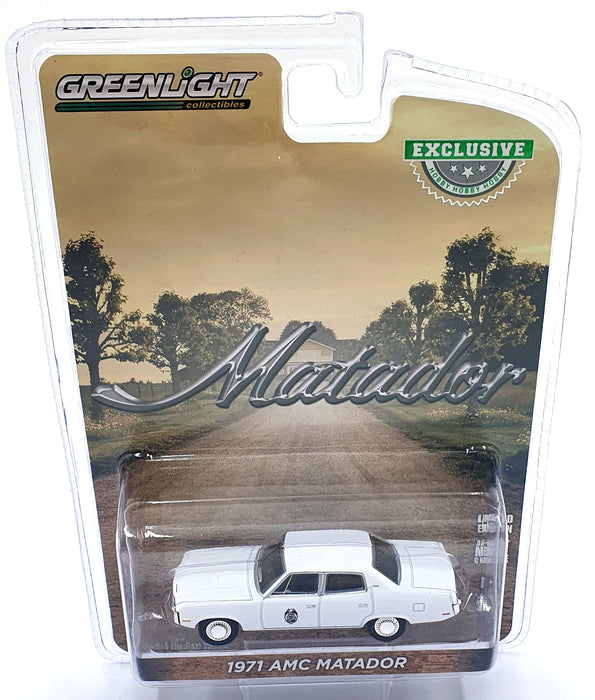 Greenlight 1/64 Scale 30250 - 1971 AMC Matador - White