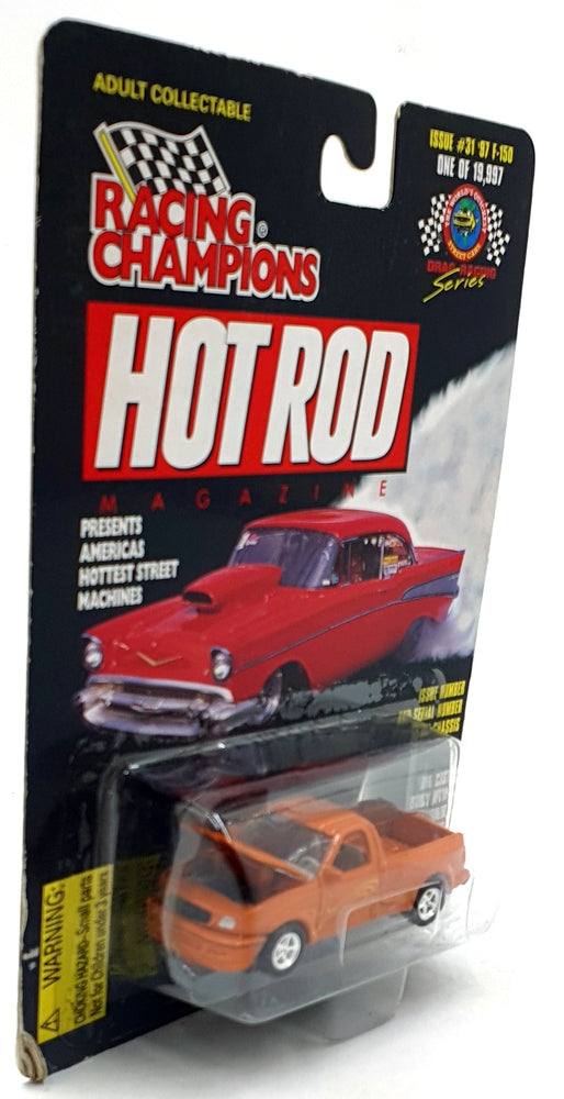 Racing Champions 1/63 Scale 08106 - 1997 Ford F-150 Truck - Orange