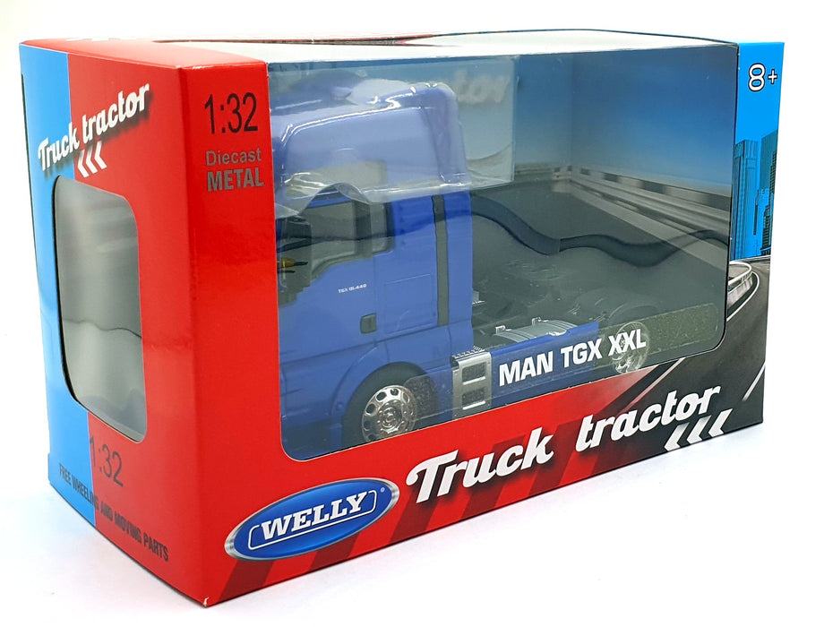 Welly 1/32 Scale 32650S-W - MAN TGX XXL Truck Tractor - Blue