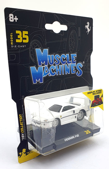 Muscle Machines 1/64 Scale 15526 - Ferrari F40 - White