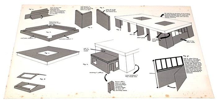 Corgi 1/76 Scale 31803 - Ready Cut Self Assembly Model Fire Depot