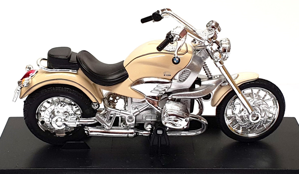 Welly 1/18 Scale 90872 - BMW R1200 C Motorbike - Beige