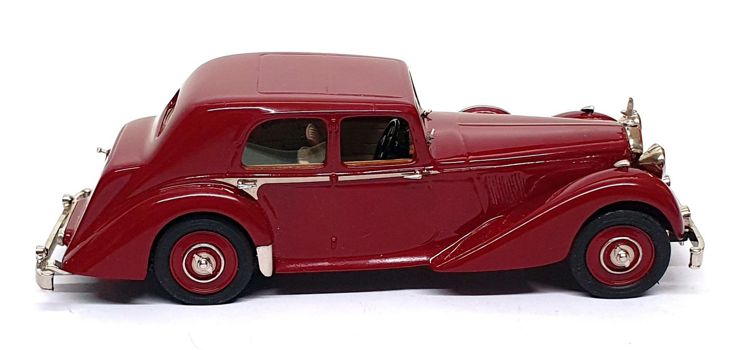 J&M Classics 1/43 Scale JM103 - 1938 Alvis Speed 25 Charlesworth Saloon - Maroon