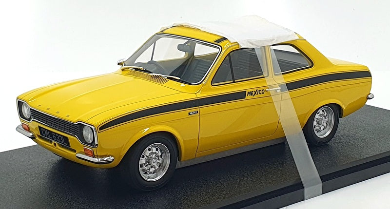 Ford Escort Mexico 1973 Jaune – Cult Models 1/18 – CML063-3 – Résine Neuve