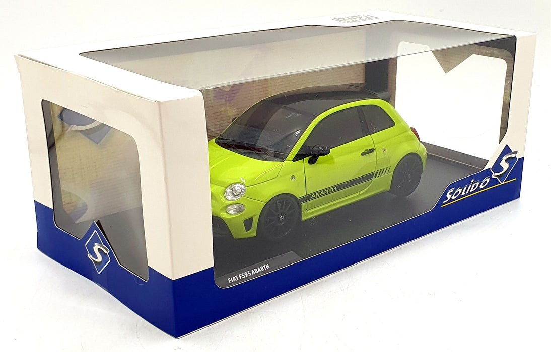 Solido 1/18 Scale S1811307 - 2023 Fiat F595 Abarth - Verde Adrenalina