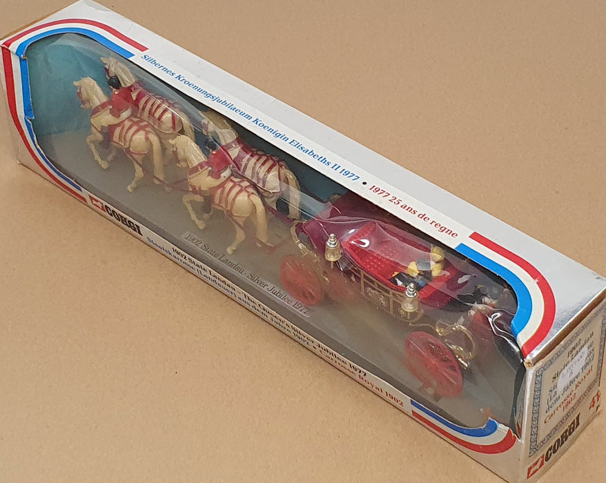 Corgi Appx 35cm Long No. 41 - 1902 State Landau Queen's Silver Jubilee '77