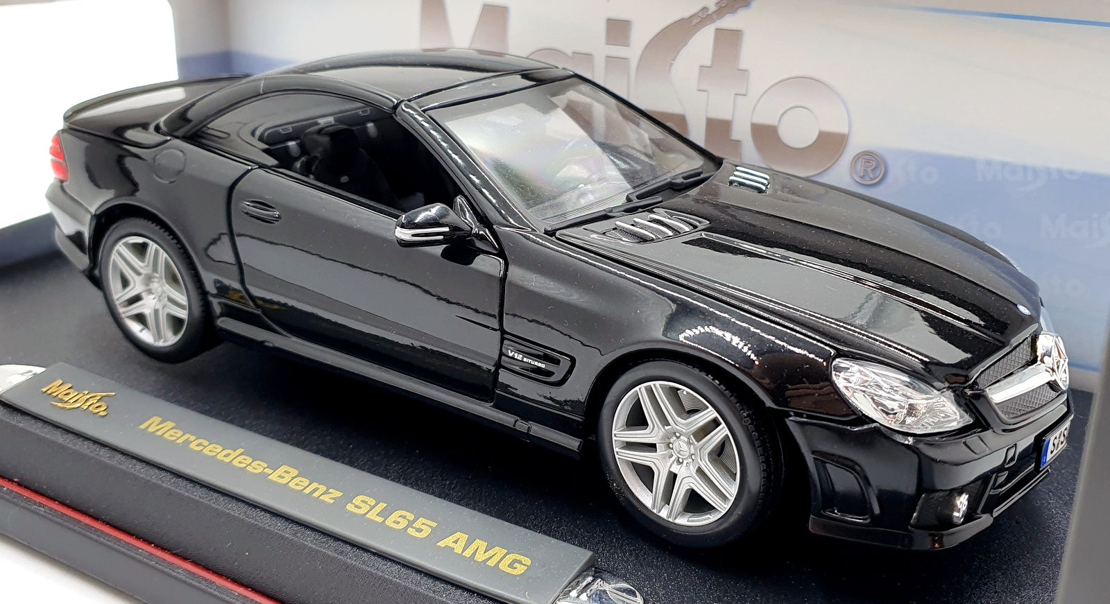 Maisto 1/18 Scale Diecast 36193 - Mercedes Benz SL65 AMG - Black