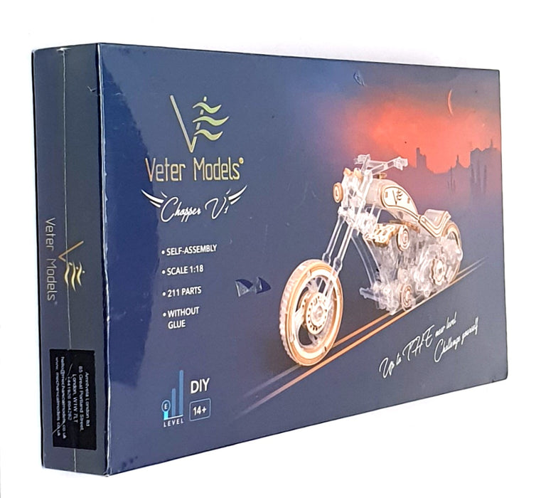 Veter Models Unbuilt Mechanical Kit AKV-01 - Chopper V1 Motorbike
