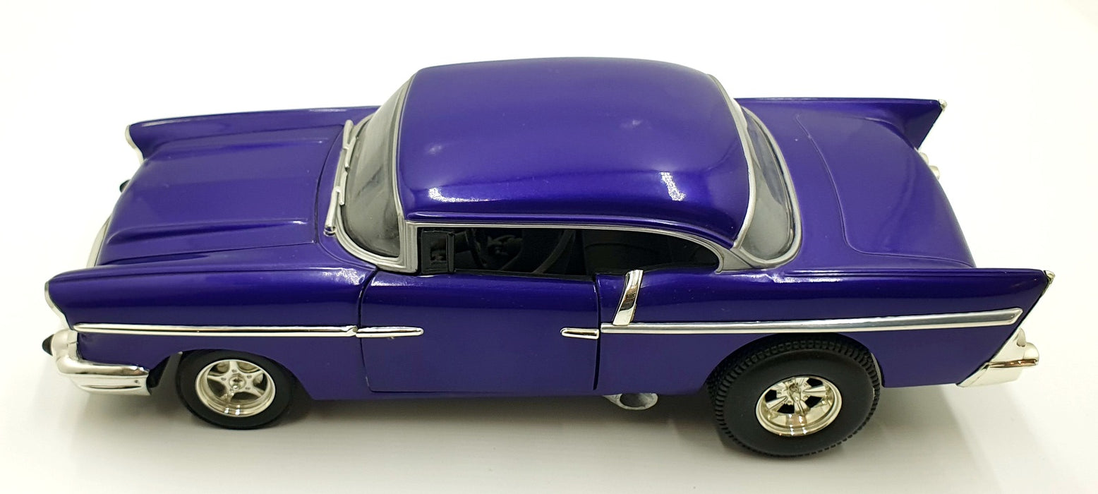 Hot Wheels 1/18 Scale Diecast 14126S - 1957 Chevrolet 'Chevy' - Purple