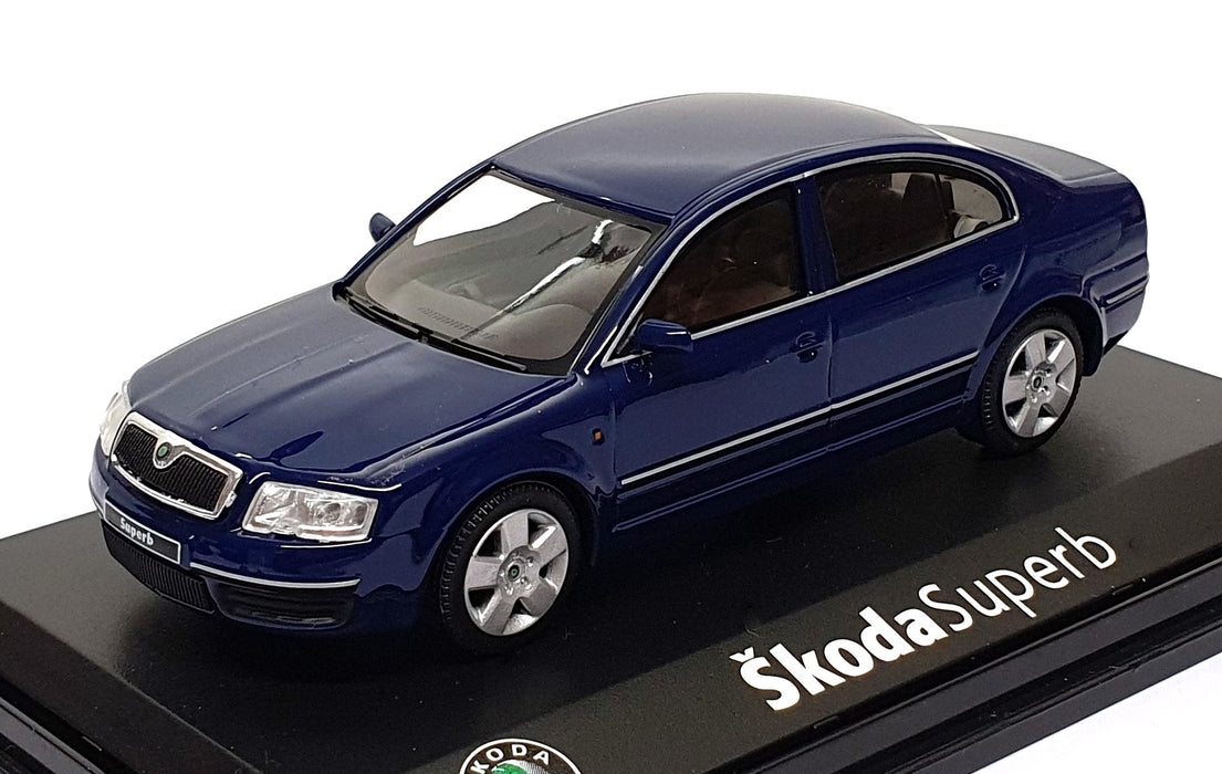Abrex 1/43 Scale Diecast 143AB003LA - Skoda Superb - Blue