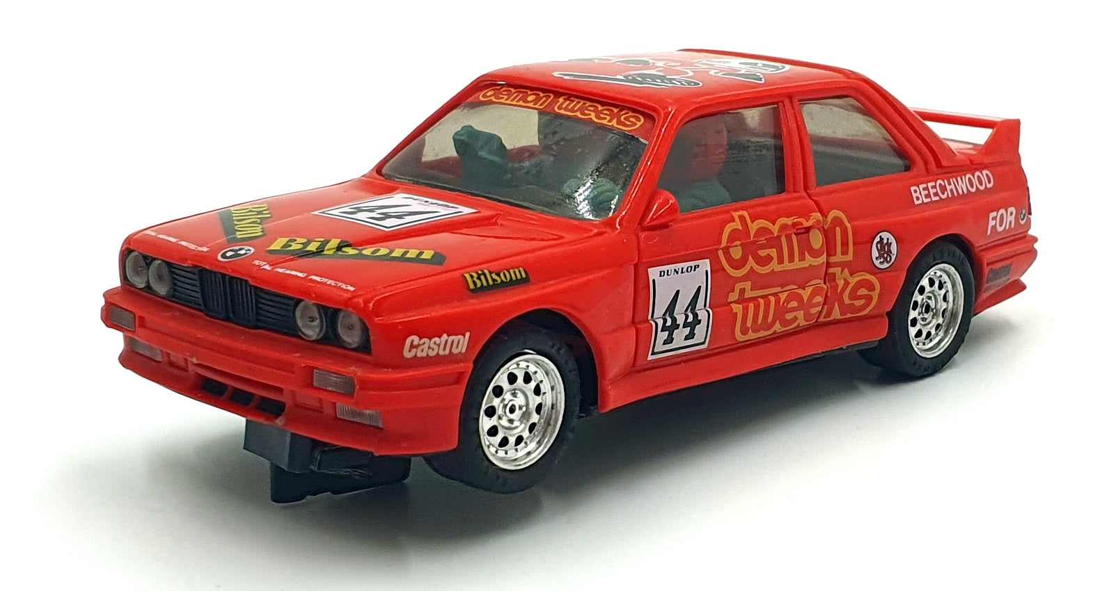 Scalextric 1/32 Scale Slotcar C409 - BMW M3 #44 - Red