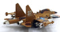 Combat Mission 1/120 Pull Back and Go TY2930 Fighter Planes Lights/Sounds Brown