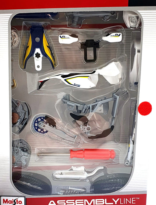 Maisto 1/12 Scale Diecast Kit 39177 - Husqvarna FE 501 Motorbike - White