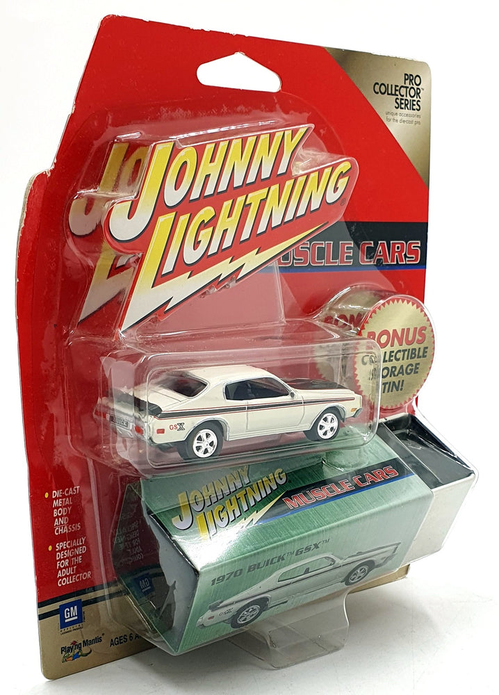 Johnny Lightning 1/64 Scale JL 580-01 - 1970 Buick GSX - White