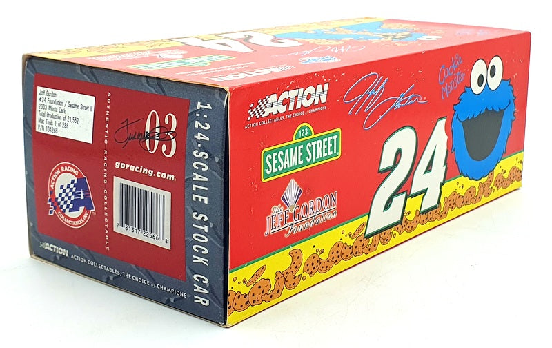 ACTION 1/24 Scale 104266 - 2003 Chevrolet Monte Carlo Sesame Street II #24