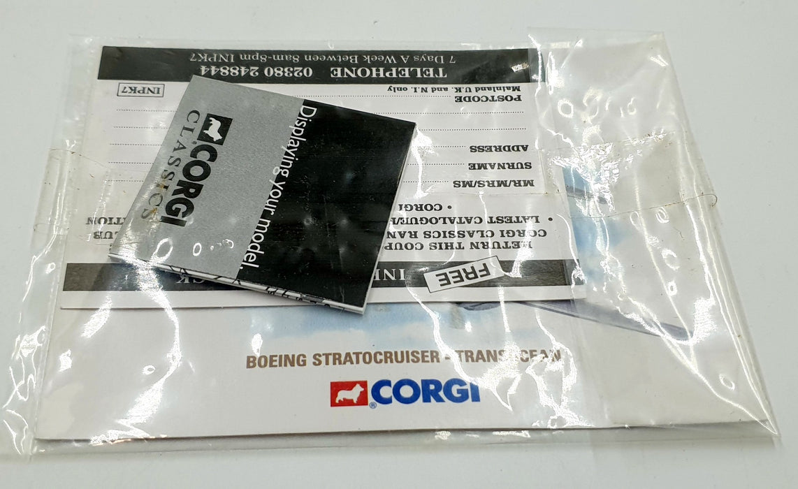 Corgi 1/144 Scale Diecast 48106 - Boeing Stratocruiser Transocean