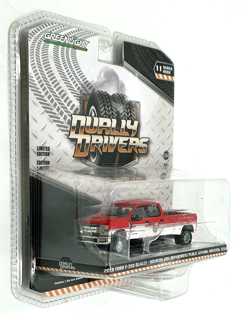 Greenlight 1/64 Scale 46110-D - 2019 Ford F-350 Dually Houston Fire Dept.