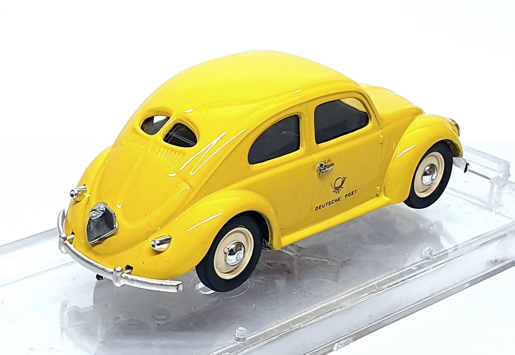 Vitesse 1/43 Scale 408 - 1949 Volkswagen Sedan Deutsche Bundespost - Yellow