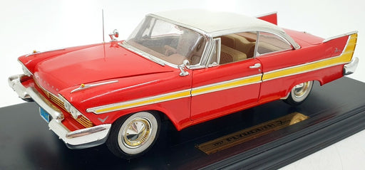 Anson 1/18 Scale Diecast 30398 - 1957 Plymouth Fury - Red/White
