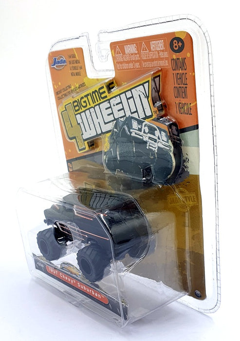 Jada 4Wheelin 1/64 Scale 14013 - 1957 Chevrolet Suburban - Black/Orange