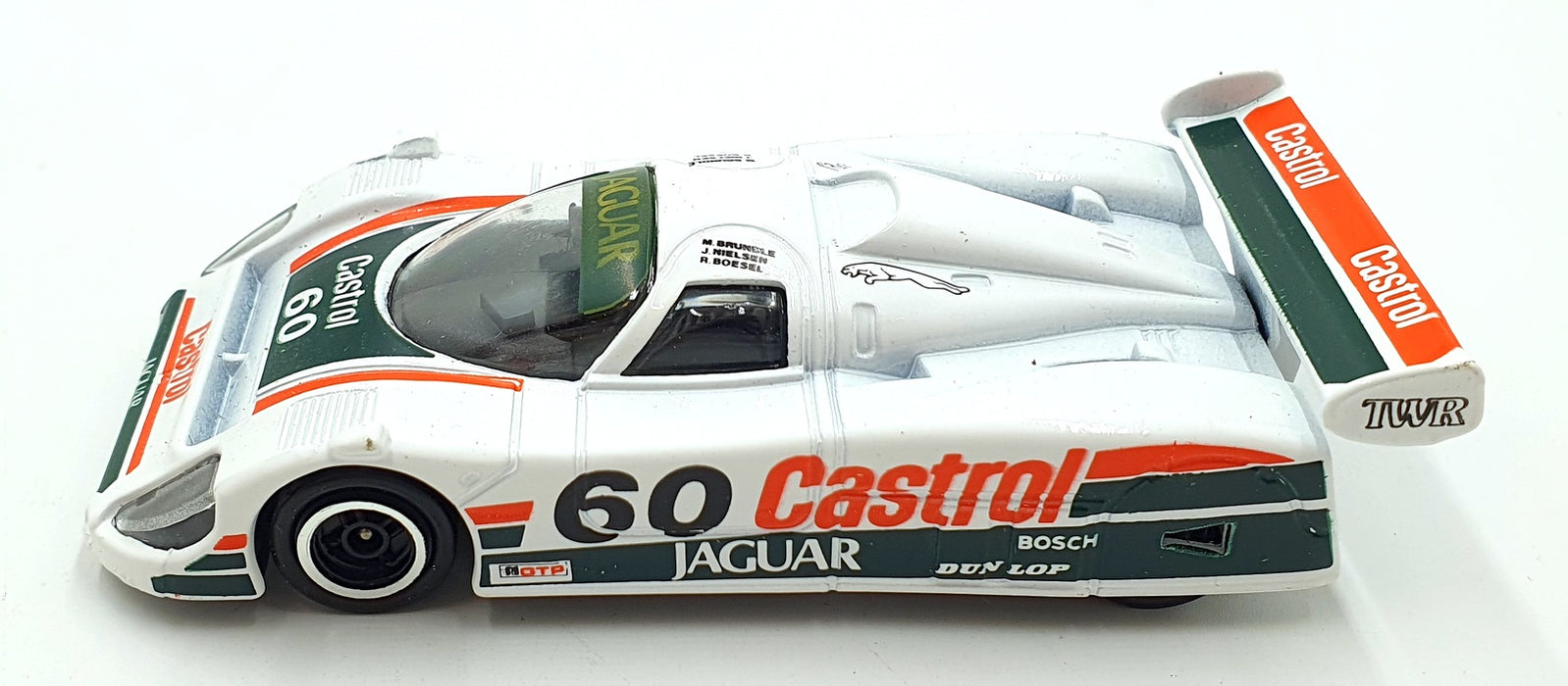 Corgi Appx 10cm Long Diecast C144/1 - Jaguar XJR9 Race Car Castrol #60 - White